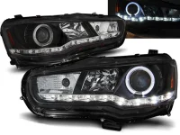 Mitsubishi Lancer CY0 Forlygter LED Sort