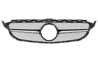 Mercedes W205 Frontgrill C450 Look Krom / Sort 14-18