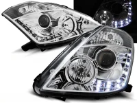 Nissan 350Z Forlygter Dayline LED 03-09 Krom - Xenon