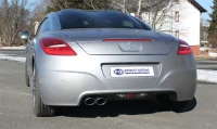 Peugeot RCZ Sportsudstødning Rustfri 2x106x71