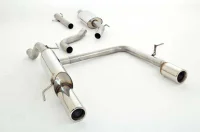 Opel Corsa E Sportsudstødning Catback 2,5" Duplex Rustfri