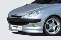 Peugeot 206 Rieger Styling Frontspoiler (Lille Front)