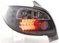 Peugeot 206 Baglygter LED Sonar 98-05 - Sort