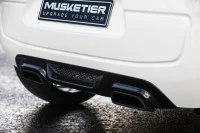 Citroën C1 Musketier Diffuser inkl. Afgangsrør Covers 14- Sort