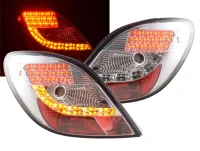 Peugeot 207 Baglygter Sonar LED 06-09 - Krom