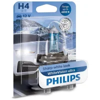 Philips Whitevision Ultra H4 60/55W - Pr Stk.