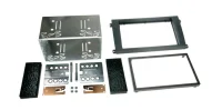 Porsche Cayenne E1 2DIN Radioramme Kit 02-10 - Sort