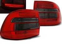 Porsche Cayenne E1 LED Baglygter 03-07 Type 1 Rød/Mørk