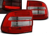 Porsche Cayenne E1 LED Baglygter 03-07 Type 1 Rød/Klar