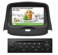 Peugeot 206 Autoradio med Navi, DVD, BT, USB 7" Skærm GEN4