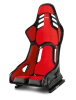 Recaro Podium Rød Alcantara / Sort Læder - Large