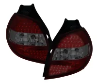 Renault Clio C Baglygter LED Rød / Mørk 05-10