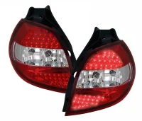 Renault Clio C Baglygter LED Rød 05-10