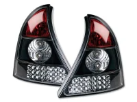 Renault Clio B Baglygter LED Krystal Sort 98-01