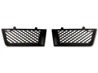 Renault Megane II Frontgrill Emblemfri Sort 02-06