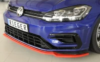 VW Golf 7.5 Rieger Styling Frontsplitter R / R-Line 17-