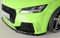 Audi TT-RS 8S Rieger Frontsplitter Blank Sort