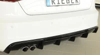 Audi A3 S3 8V 8VA Rieger Diffuser Blanksort - S-Line V. Afg.