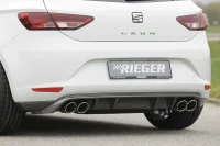 Seat Leon 5F Rieger Hækskørte H+V. Dobbelt Afg. CBL 13-16