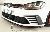 VW Golf 7.5 Rieger Frontsplitter Sort GTI Clubsport 17-