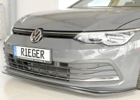 VW Golf 8 Rieger Frontsplitter Sort 19-