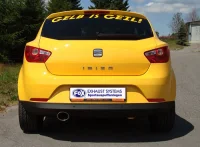 Seat Ibiza 6J FOX Rustfri Udstødning Bagpotte 115x85