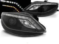 Seat Ibiza 6J Forlygter Dayline Krom 08-12 LED Blink