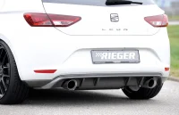 Seat Leon 5F Rieger Hækskørte H+V 100mm Afg. CBL 13-16