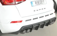 Seat Ateca 5FP Rieger Diffuser Sort 18-20 - Cupra m. Træk