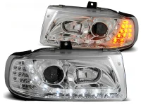 Seat Ibiza 6K Cordoba Forlygter JY 93-99 LED Blink - Krom