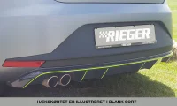 Seat Leon 5F Rieger Hækskørte V. Dobbelt Afg. Sort 13- FR