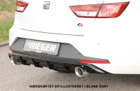 Seat Leon 5F Rieger Hækskørte H+V 100mm Afg Sort 13- ST FR