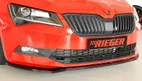 Skoda Superb 3V Rieger Frontsplitter Blank 15-18