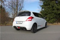 Suzuki Swift NZ Sport Sportsudstødning Rustfri Duplex Type 1