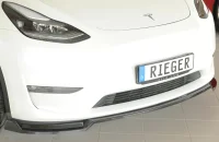 Tesla Model Y Rieger Frontsplitter 20- Blanksort