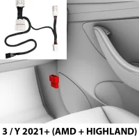 S3XY Kabel til Tesla Model 3 / Y 21+ inkl. Highland - Front Installation