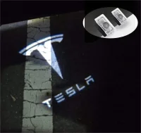 Tesla Model X / S / 3 LED Ghost Light - Logo inkl. Tekst