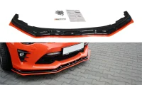 Toyota GT86 Maxton Frontsplitter V4 m. Rød Stribe 17-