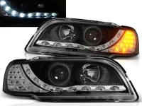 Volvo V40 S40 Forlygter JY LED Dayline 96-00 Sort - LED Blink