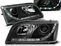 Volvo V40 S40 Forlygter Sonar LED Dayline 96-00 Sort