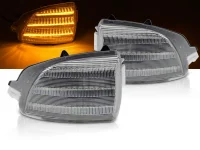 Volvo XC70 XC90 Spejlblinklys LED Hvid 06-14 - Dynamisk