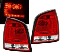 VW Polo 9N EE LED Baglygter Rød / Klar 01-05 - OE Design