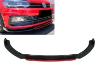 VW Polo AW Frontspoiler Add-On 3-Delt GTI / R-Line 18-