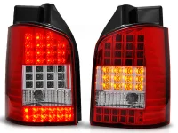 VW T5 Baglygter NxtGen LED Full Rød / Klar m. Klap