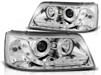 VW T5 Forlygter JunYan LED Dayline Krom 03-09