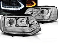 VW T5 Forlygter Sonar T6 Design DYN LED SB Krom 09-15