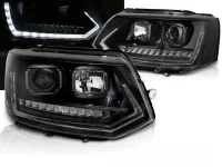 VW T5 Forlygter Sonar T6 Design DYN LED Sort 09-15