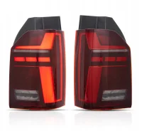 VW T5 Baglygter LED Animeret OE Design 03-16 - Bagklap - Rød