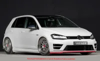 VW Golf 7 Rieger Styling Frontsplitter Sort R-Line 12-17