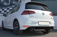 VW Golf 7 Sportsudstødning Rustfri Catback GTE Hybrid